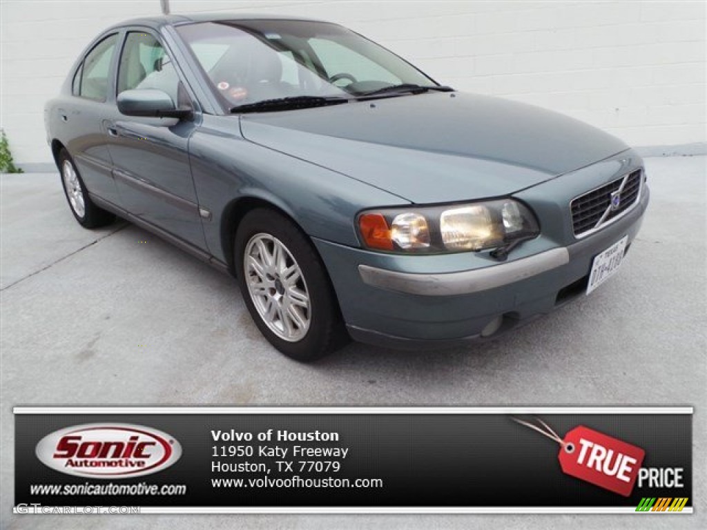 2004 S60 2.4 - Platinum Green Metallic / Beige/Light Sand photo #1