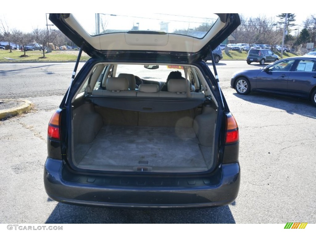 2004 Outback 3.0 L.L.Bean Edition Wagon - Black Granite Pearl / Beige photo #8
