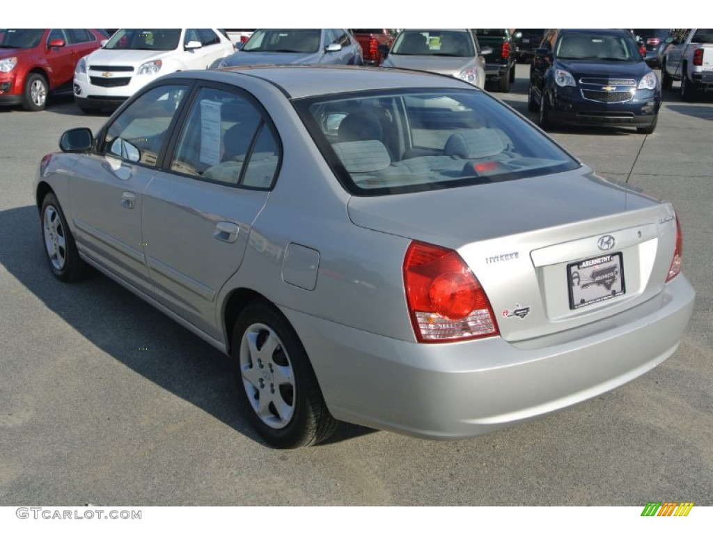 2006 Elantra GLS Sedan - Sterling Silver / Gray photo #4