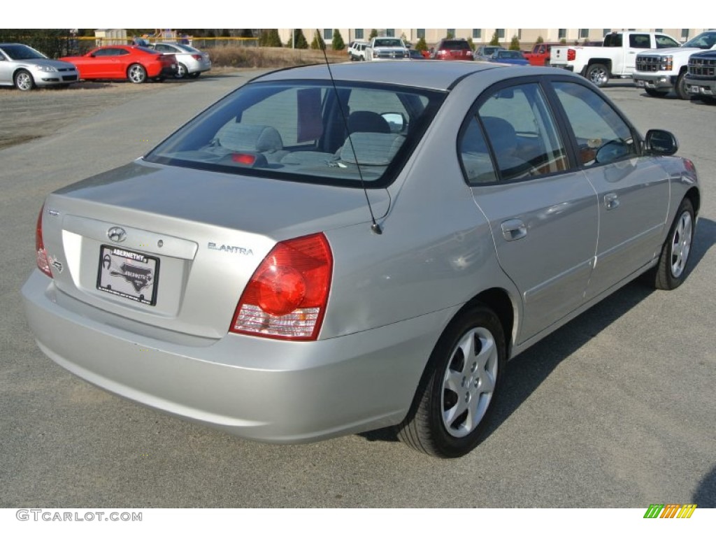 2006 Elantra GLS Sedan - Sterling Silver / Gray photo #5