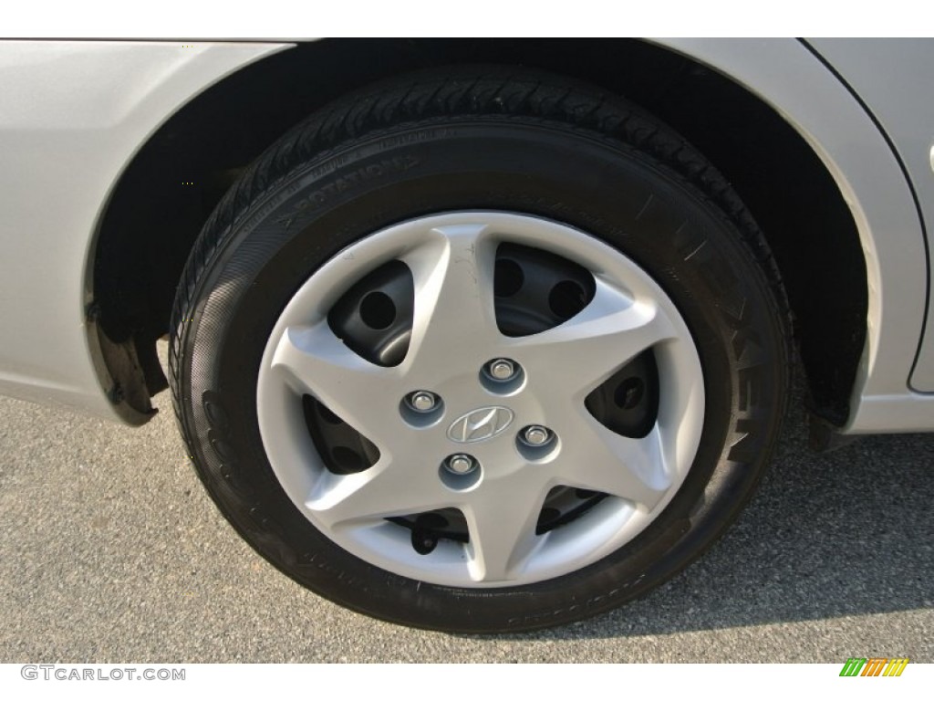 2006 Elantra GLS Sedan - Sterling Silver / Gray photo #27