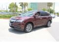 2015 Dark Cherry Pearl Acura MDX Technology  photo #3