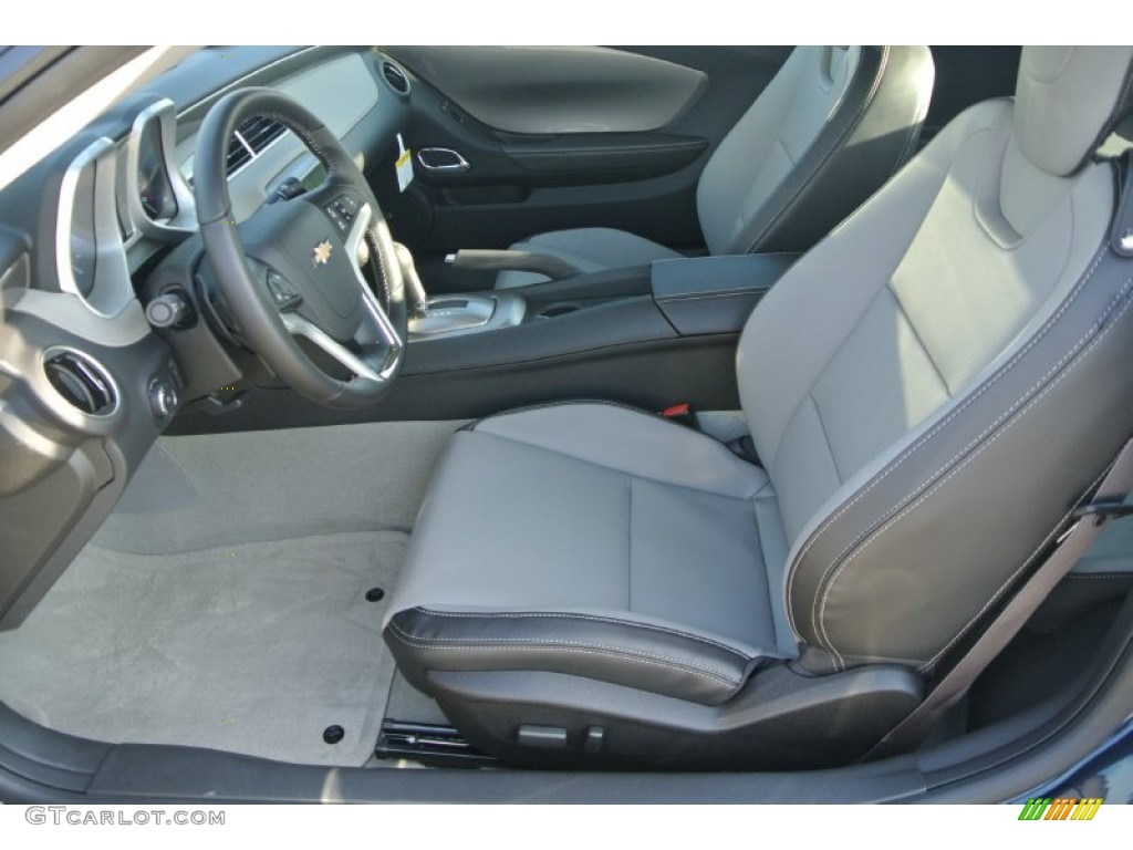 Gray Interior 2015 Chevrolet Camaro LT/RS Coupe Photo #100357661