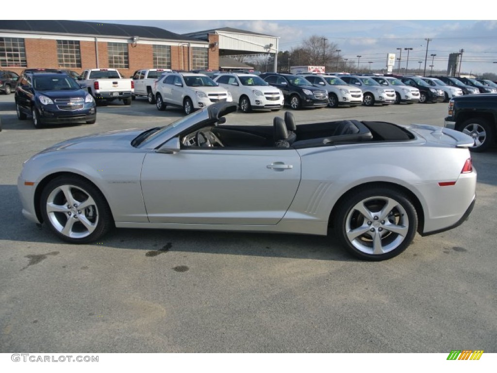 Silver Ice Metallic 2015 Chevrolet Camaro LT/RS Convertible Exterior Photo #100358054