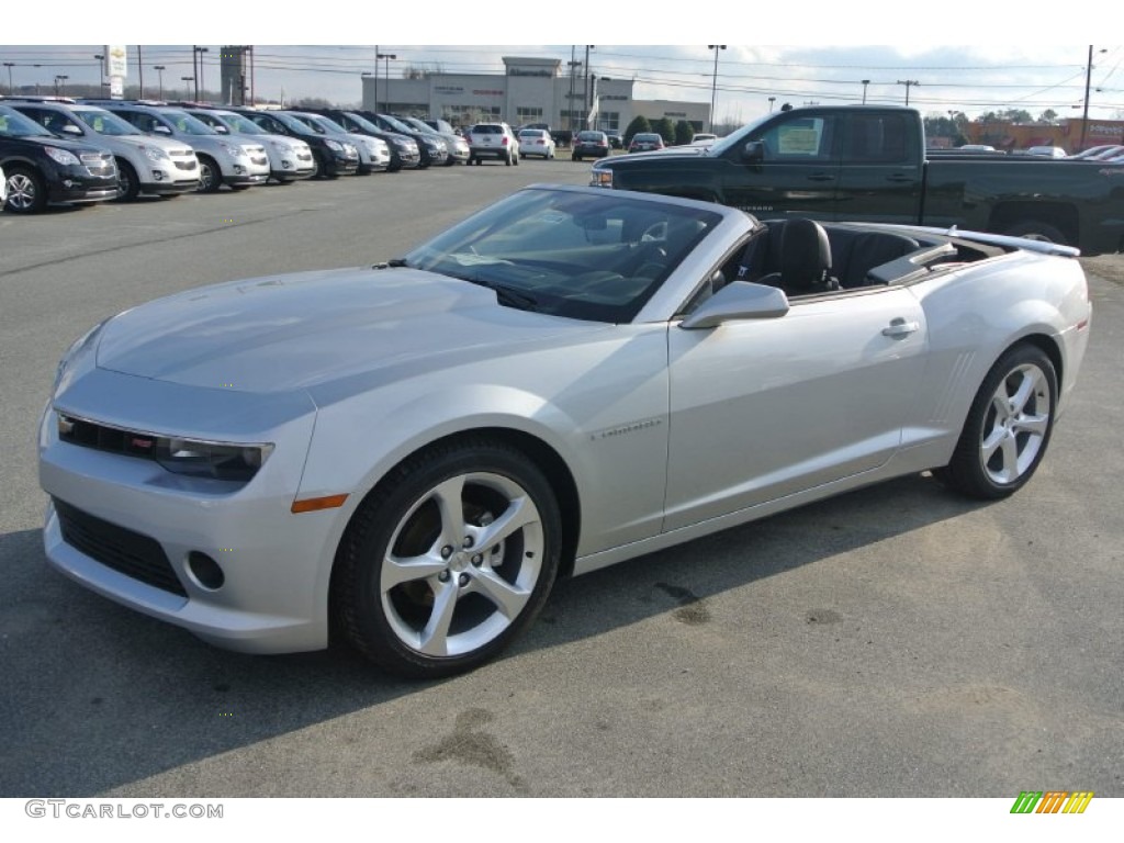 Silver Ice Metallic 2015 Chevrolet Camaro LT/RS Convertible Exterior Photo #100358066
