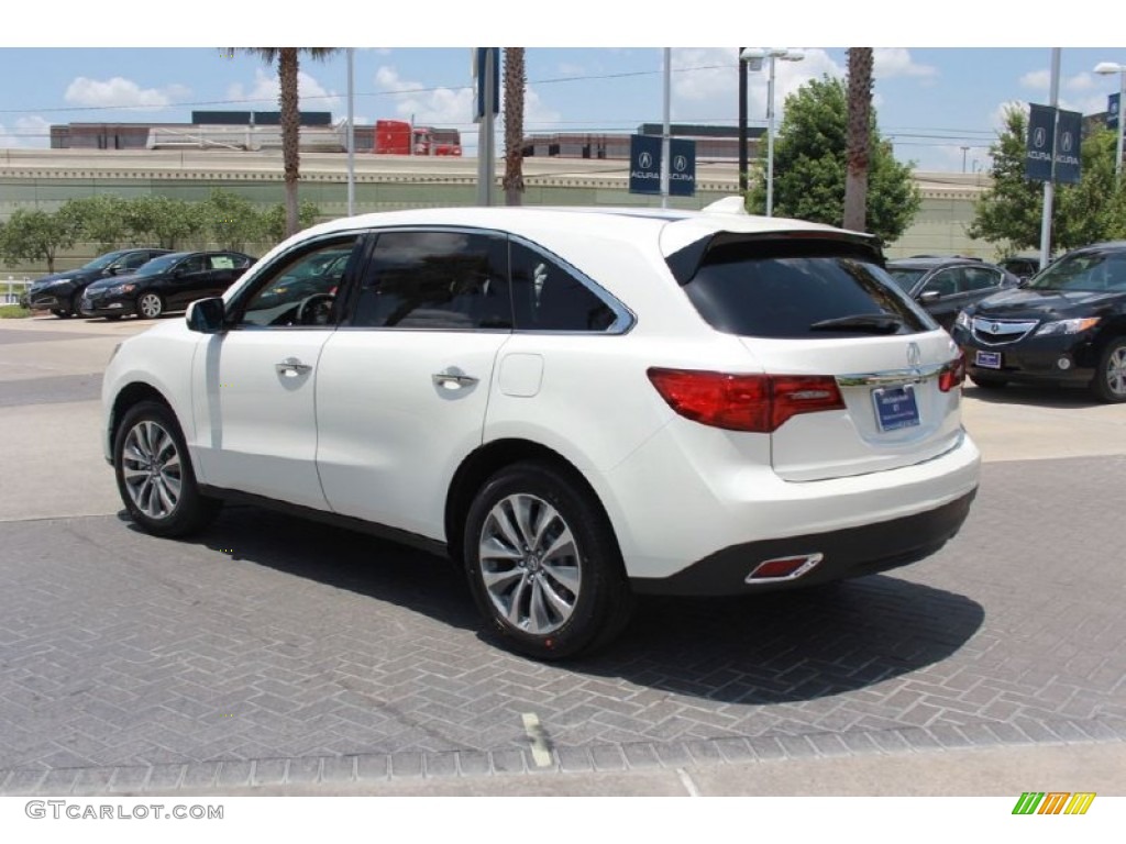 2015 MDX Technology - White Diamond Pearl / Parchment photo #5