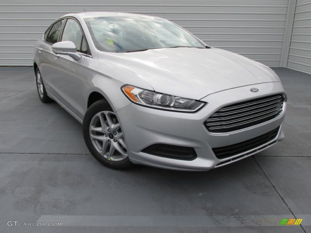Ingot Silver Metallic 2015 Ford Fusion SE Exterior Photo #100360655