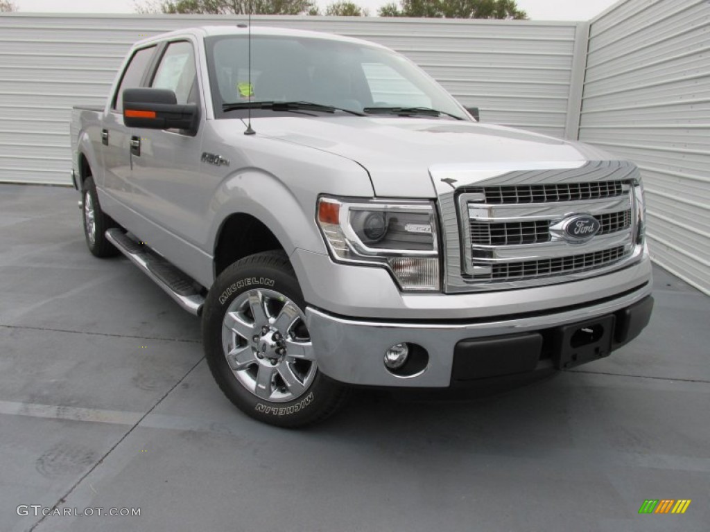 2014 F150 XLT SuperCrew - Ingot Silver / Steel Grey photo #1