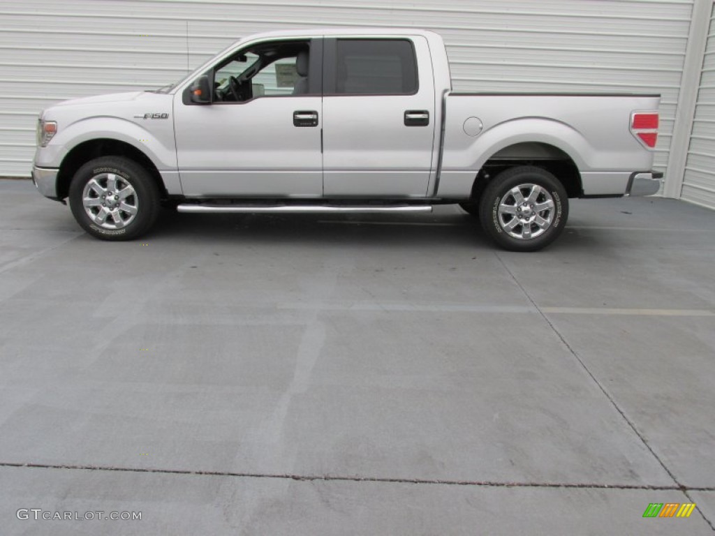 2014 F150 XLT SuperCrew - Ingot Silver / Steel Grey photo #6