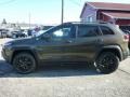 2015 ECO Green Pearl Jeep Cherokee Trailhawk 4x4  photo #2