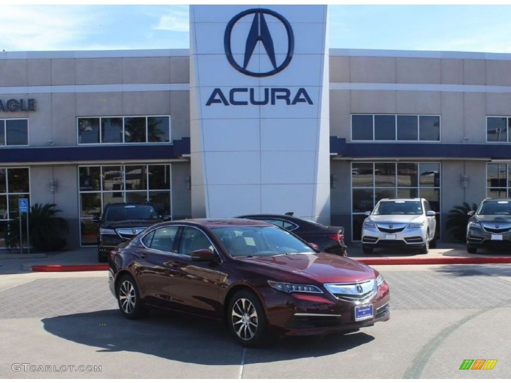 2015 TLX 2.4 - Basque Red Pearl II / Parchment photo #1