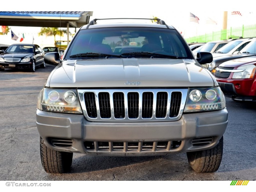 2000 Grand Cherokee Laredo - Champagne Pearlcoat / Camel photo #2