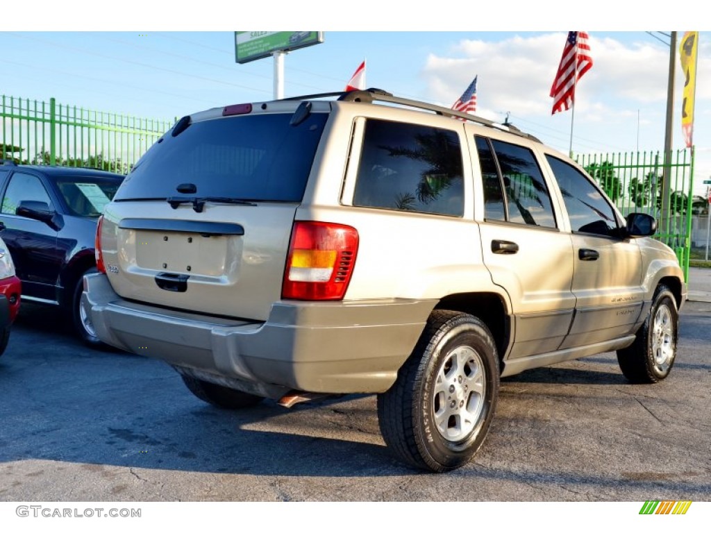 2000 Grand Cherokee Laredo - Champagne Pearlcoat / Camel photo #14