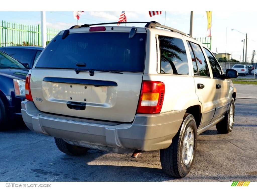 2000 Grand Cherokee Laredo - Champagne Pearlcoat / Camel photo #15