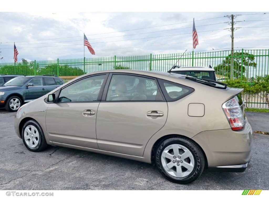 2007 Prius Hybrid Touring - Driftwood Pearl / Bisque Beige photo #53