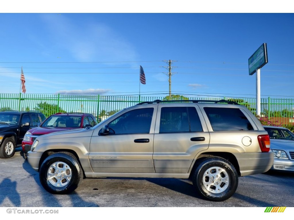2000 Grand Cherokee Laredo - Champagne Pearlcoat / Camel photo #56