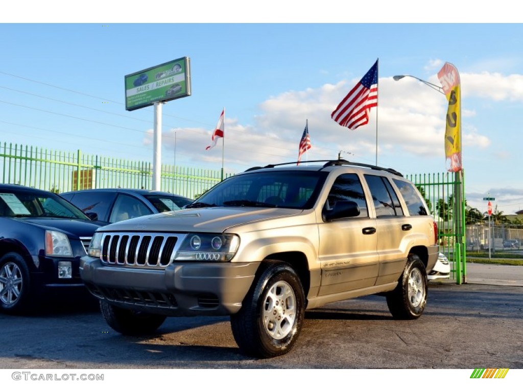 2000 Grand Cherokee Laredo - Champagne Pearlcoat / Camel photo #60