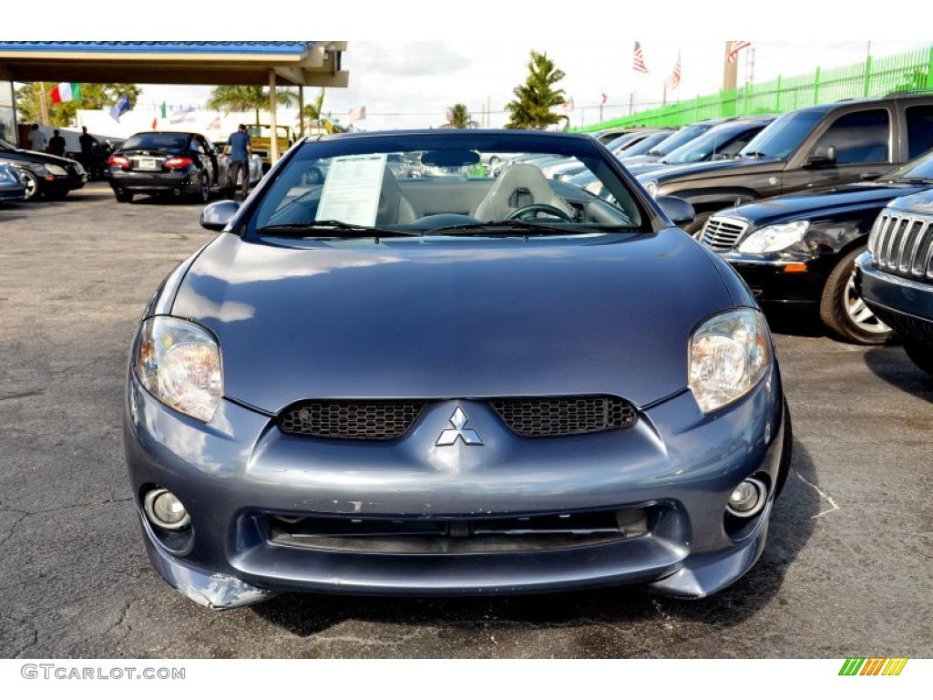 2007 Eclipse Spyder GT - Still Blue Pearl / Medium Gray photo #2