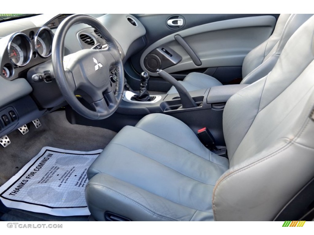 2007 Eclipse Spyder GT - Still Blue Pearl / Medium Gray photo #4
