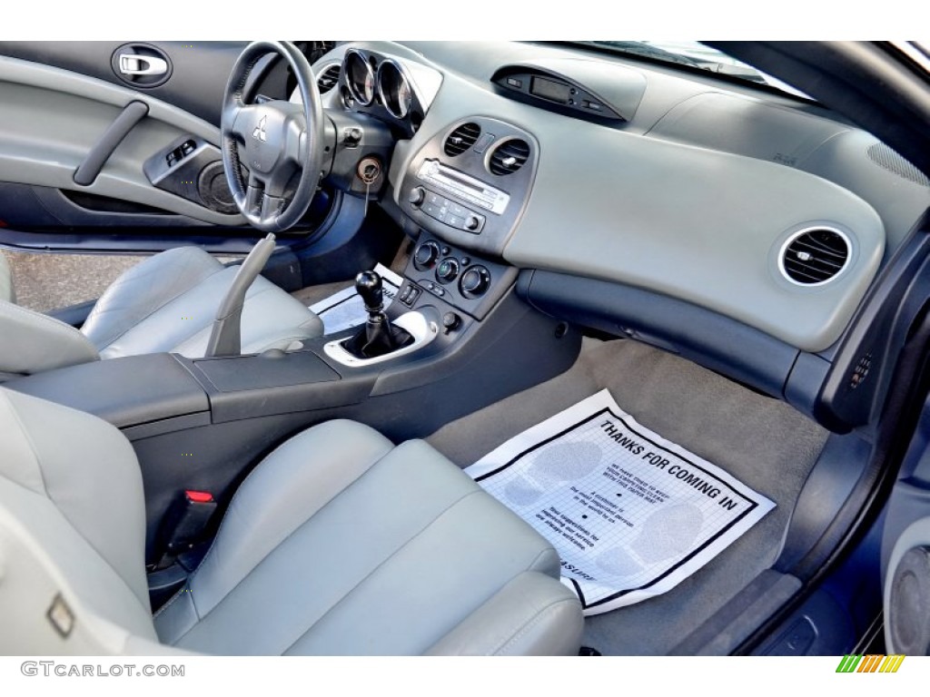 2007 Eclipse Spyder GT - Still Blue Pearl / Medium Gray photo #6