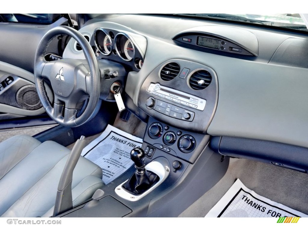 2007 Eclipse Spyder GT - Still Blue Pearl / Medium Gray photo #7