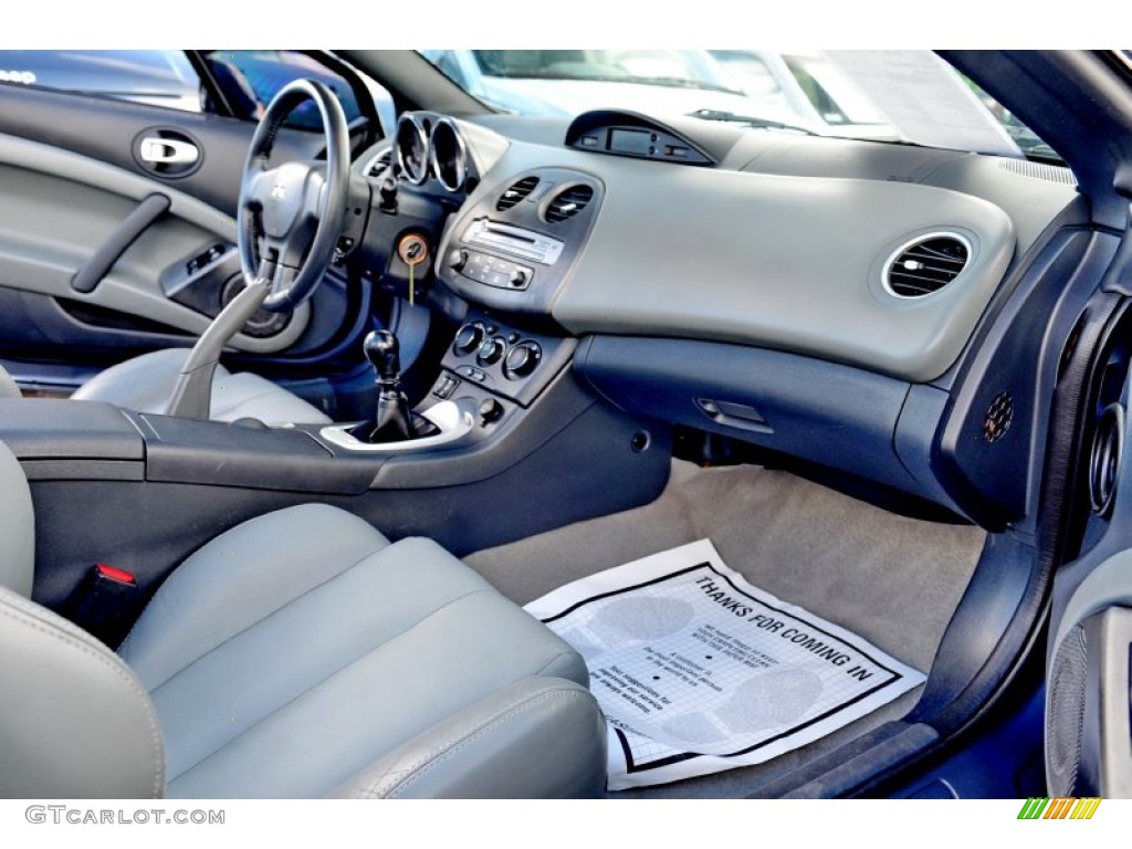 2007 Eclipse Spyder GT - Still Blue Pearl / Medium Gray photo #8