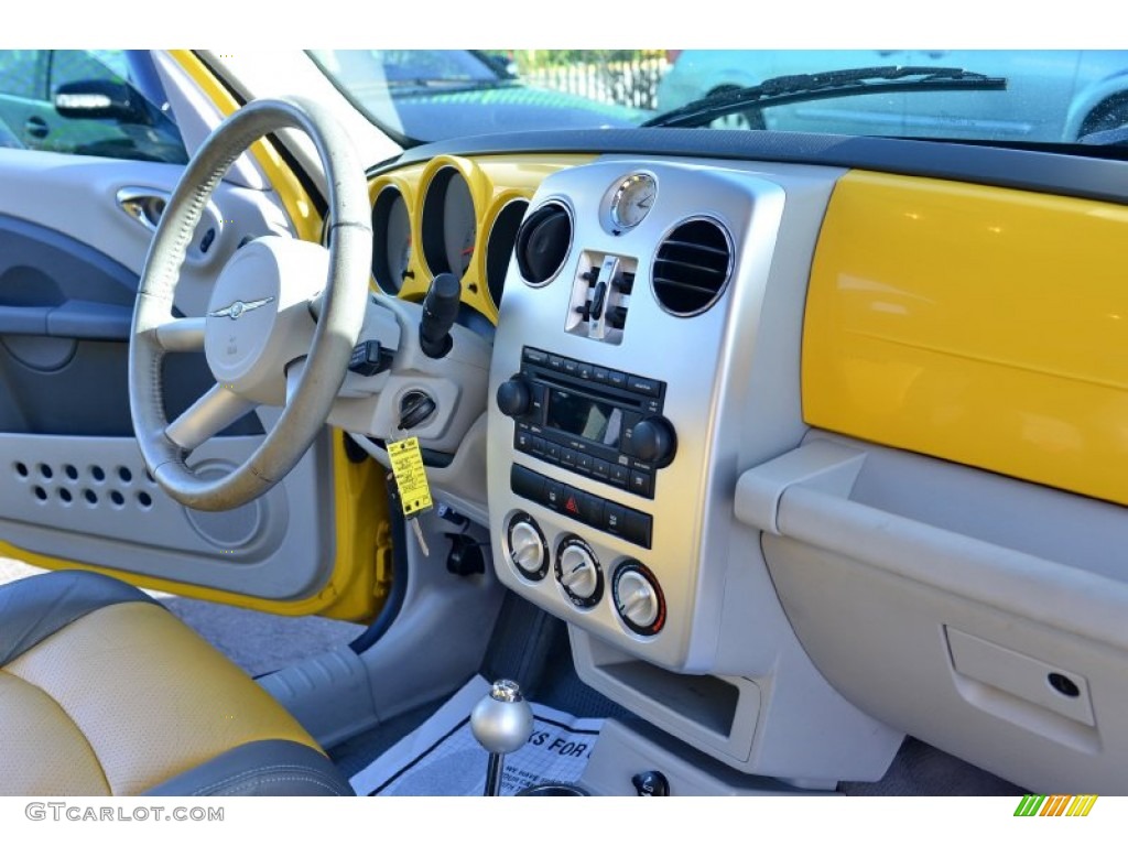 2006 PT Cruiser Touring - Solar Yellow / Pastel Pebble Beige photo #23