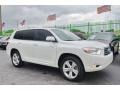 Blizzard White Pearl 2008 Toyota Highlander Limited Exterior