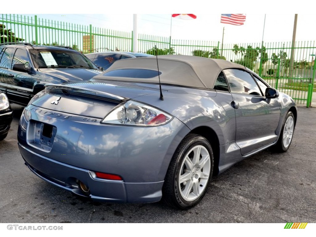 2007 Eclipse Spyder GT - Still Blue Pearl / Medium Gray photo #15