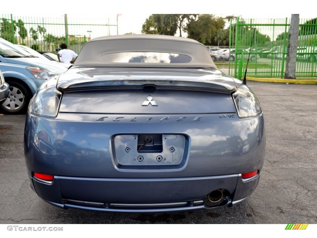 2007 Eclipse Spyder GT - Still Blue Pearl / Medium Gray photo #17