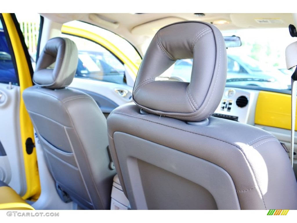 2006 PT Cruiser Touring - Solar Yellow / Pastel Pebble Beige photo #37