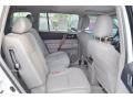 2008 Toyota Highlander Ash Gray Interior Rear Seat Photo