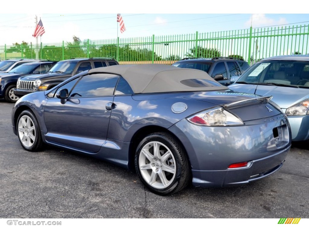 2007 Eclipse Spyder GT - Still Blue Pearl / Medium Gray photo #24