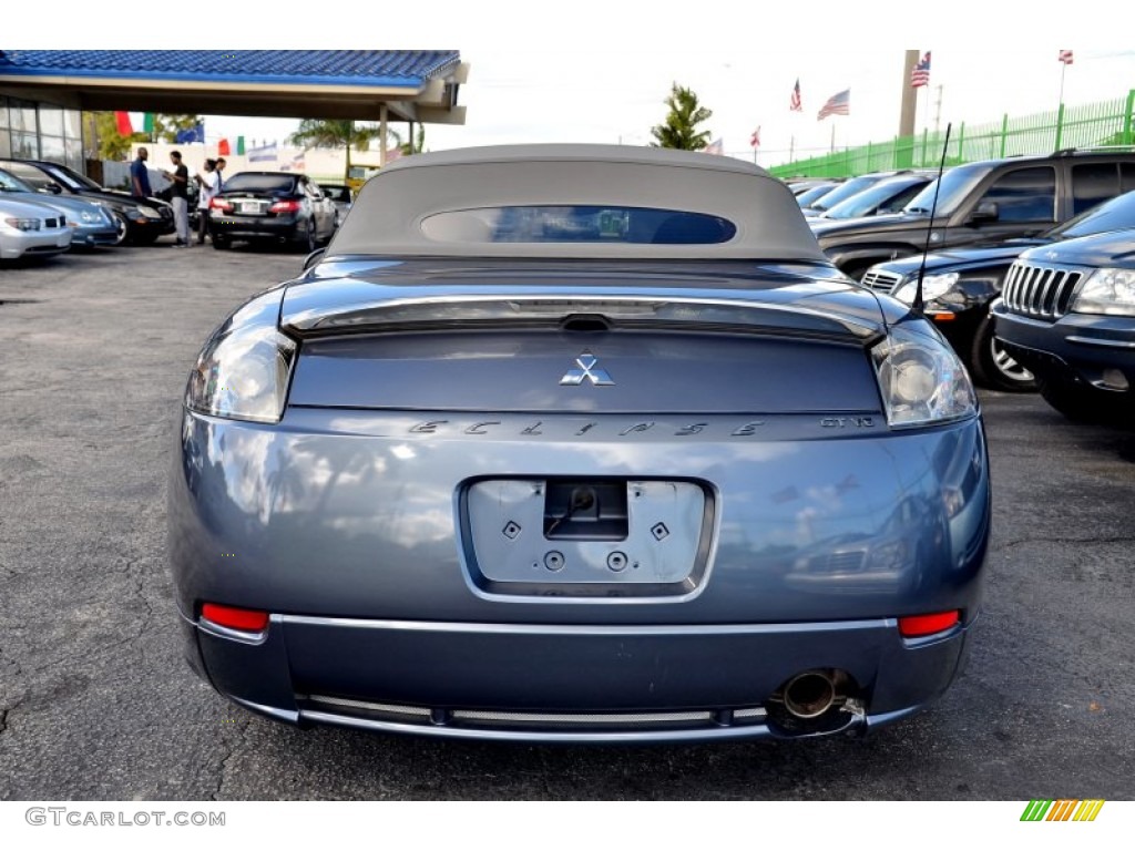 2007 Eclipse Spyder GT - Still Blue Pearl / Medium Gray photo #26