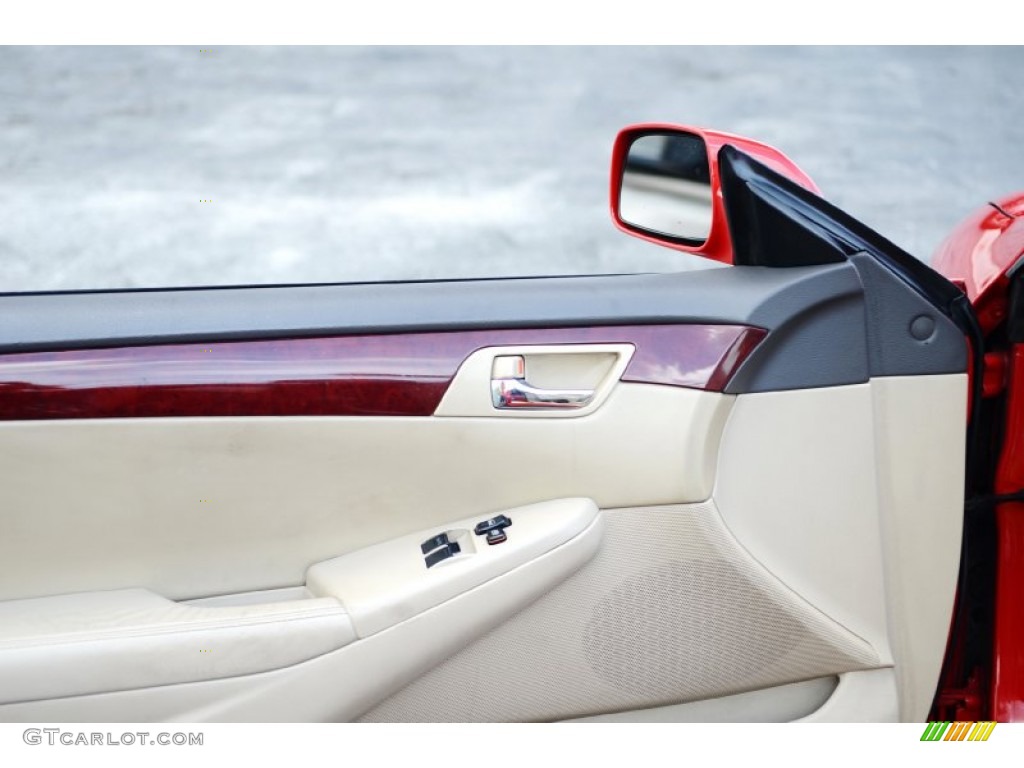 2005 Solara SLE V6 Convertible - Absolutely Red / Ivory photo #19