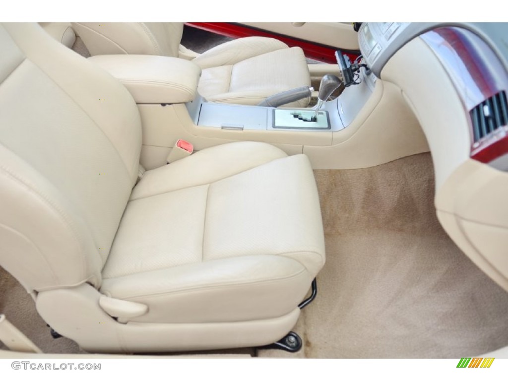 2005 Solara SLE V6 Convertible - Absolutely Red / Ivory photo #36