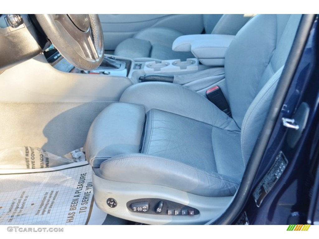 2003 3 Series 330i Sedan - Orient Blue Metallic / Grey photo #39