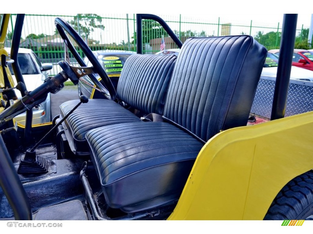 Black Interior 1976 Toyota Land Cruiser FJ40 Photo #100368899