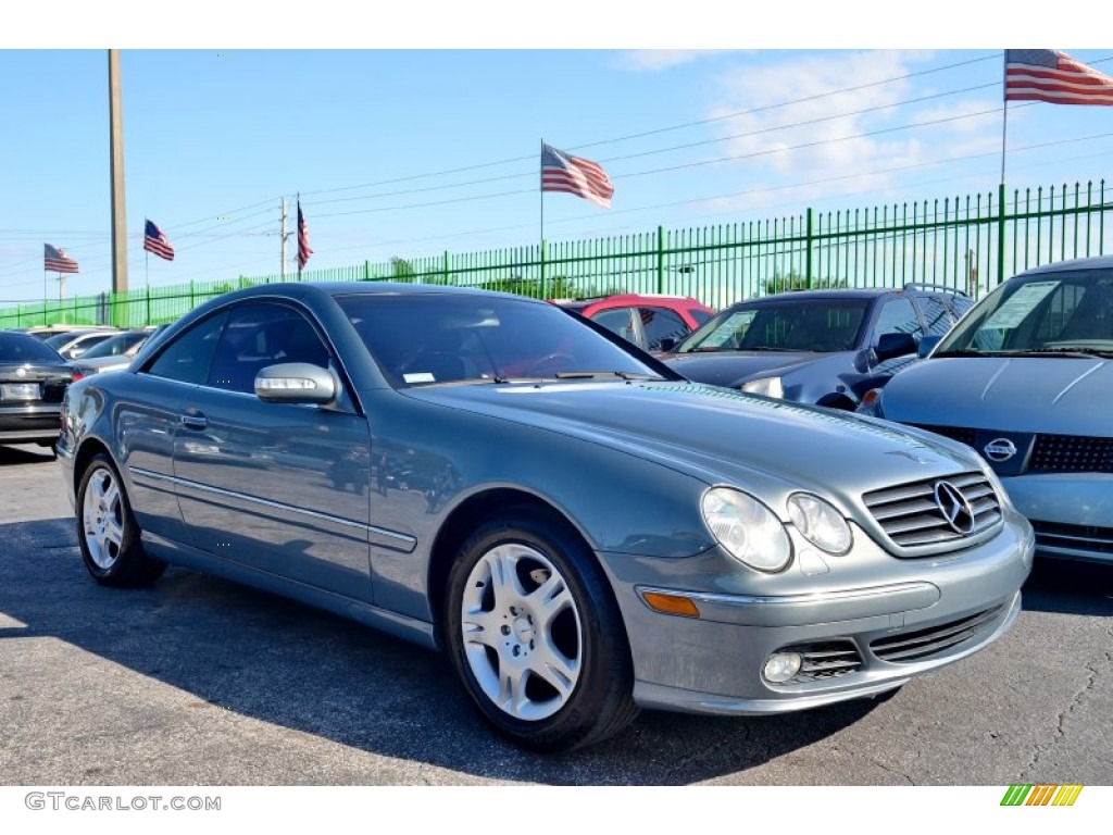 2004 CL 500 - Tectite Grey Metallic / Charcoal photo #6