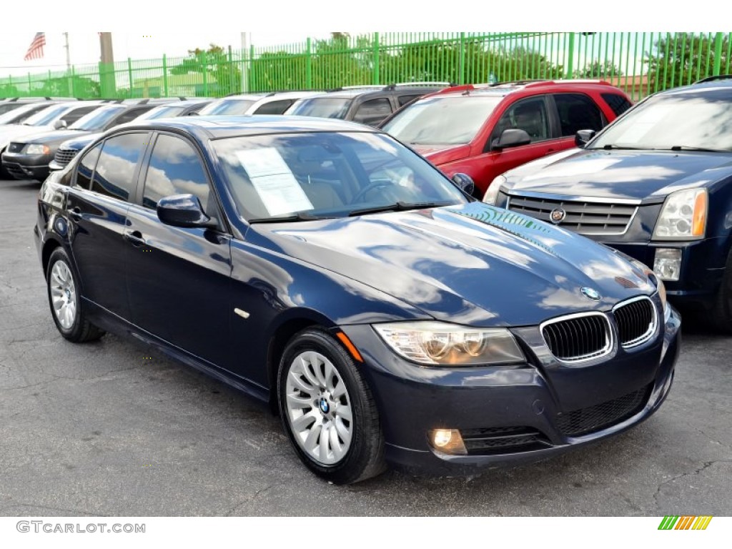 2009 3 Series 328i Sedan - Monaco Blue Metallic / Oyster Dakota Leather photo #3