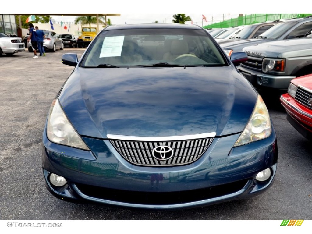 2006 Solara SLE V6 Coupe - Oceanus Blue Pearl / Ivory photo #3