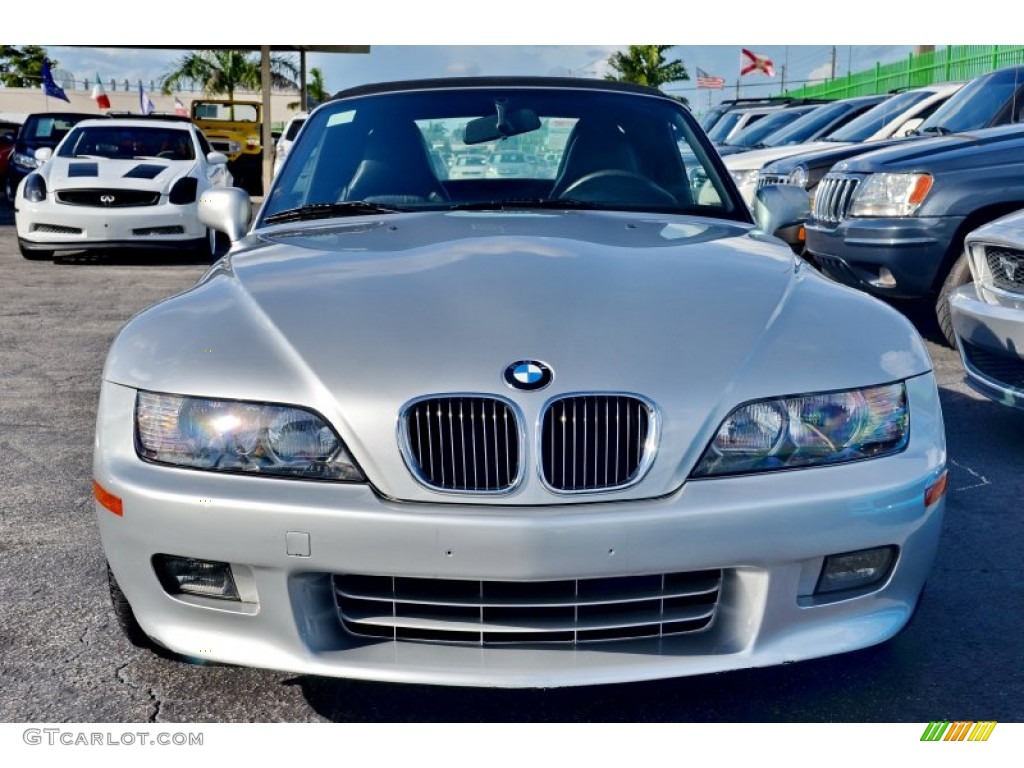 2000 Z3 2.8 Roadster - Titanium Silver Metallic / Black photo #3