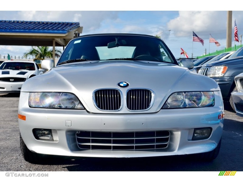 2000 Z3 2.8 Roadster - Titanium Silver Metallic / Black photo #4