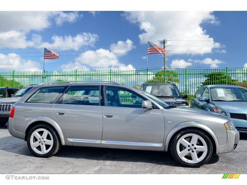 Atlas Grey Metallic 2004 Audi Allroad 4.2 quattro Avant Exterior Photo #100373151