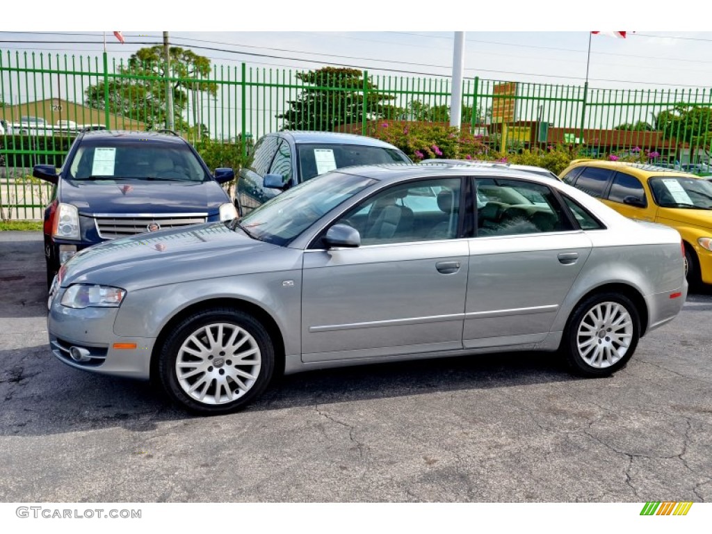 2006 A4 2.0T Sedan - Quartz Gray Metallic / Platinum photo #5