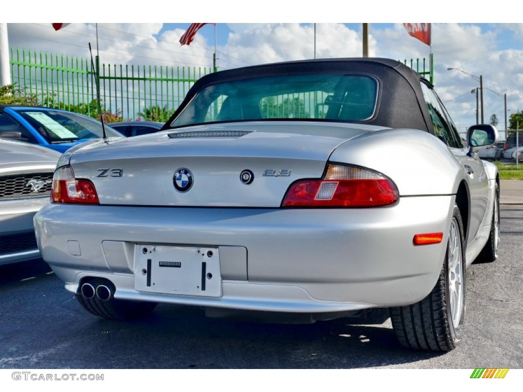 2000 Z3 2.8 Roadster - Titanium Silver Metallic / Black photo #18
