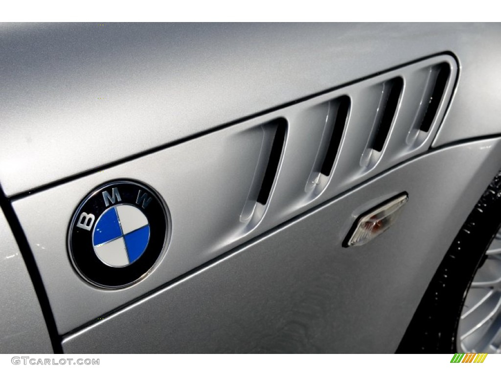 2000 Z3 2.8 Roadster - Titanium Silver Metallic / Black photo #30