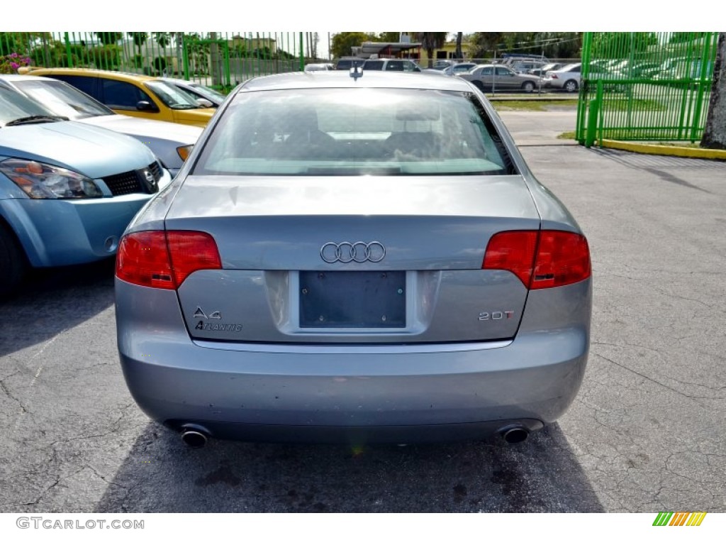 2006 A4 2.0T Sedan - Quartz Gray Metallic / Platinum photo #19