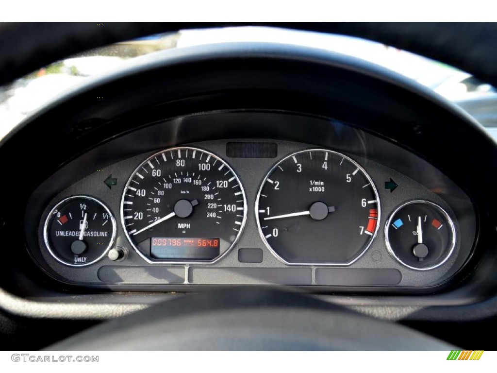 2000 BMW Z3 2.8 Roadster Gauges Photo #100373793
