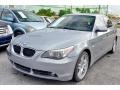 2005 Silver Grey Metallic BMW 5 Series 530i Sedan  photo #3